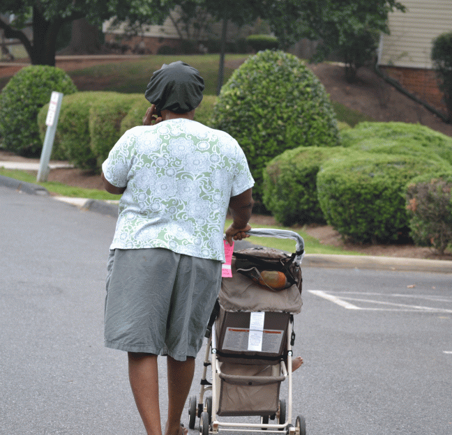 woman-with-baby-cart